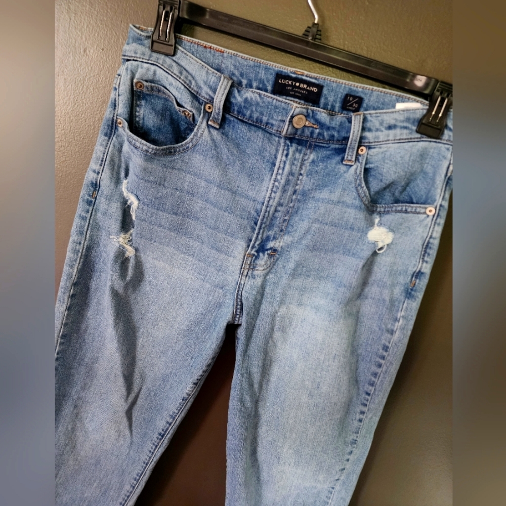 Lucky Brand High Waisted Mom Jeans Size 10